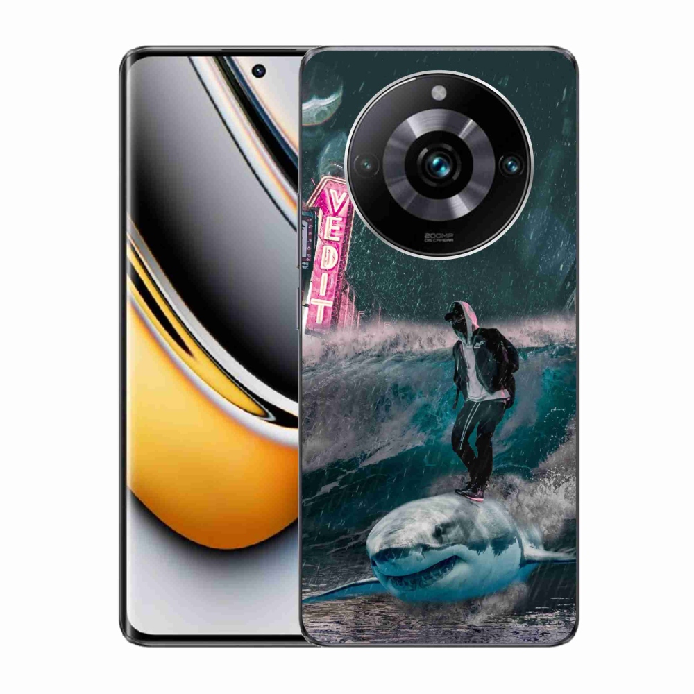 Zselés borítás mmCase a Realme 11 Pro/11 Pro+ készülékhez - cápa