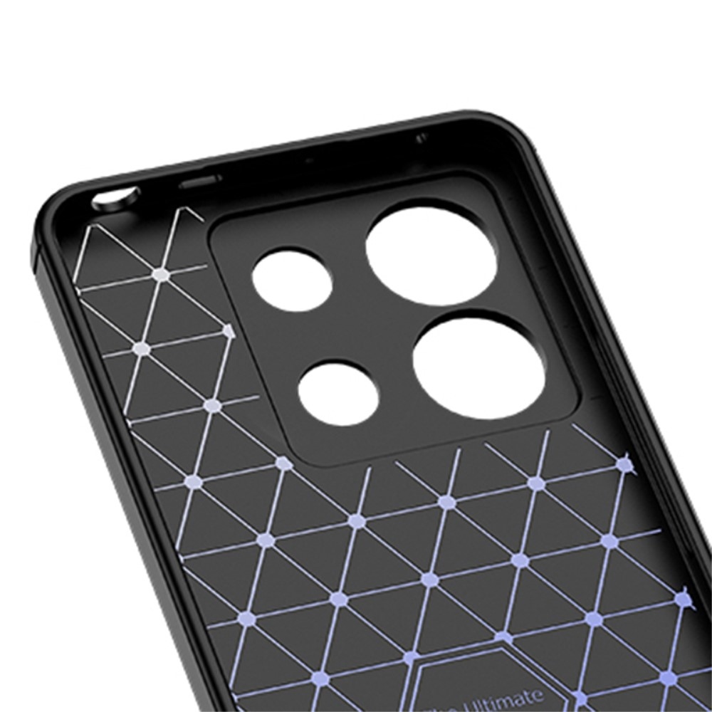 Litchi tartós zselés tok Xiaomi Redmi Note 13 Pro 5G/Poco X6 5G - fekete