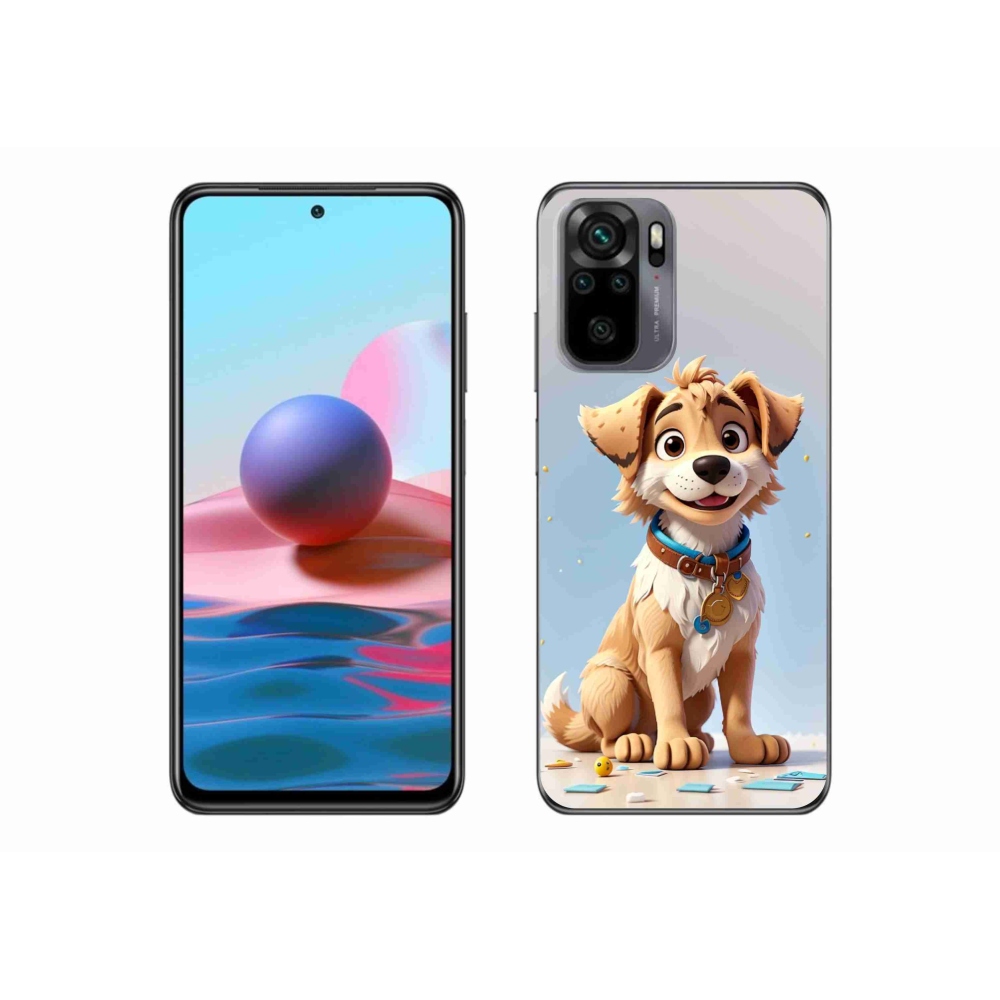 Gél borítás mmCase a Xiaomi Redmi Note 10S-hez - rajzfilm kiskutya