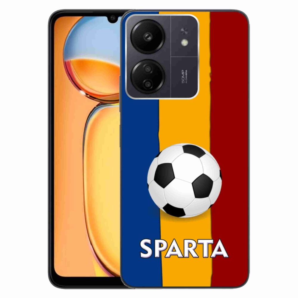 Gél borítás mmCase a Xiaomi Poco C65/Redmi 13C - futball 1