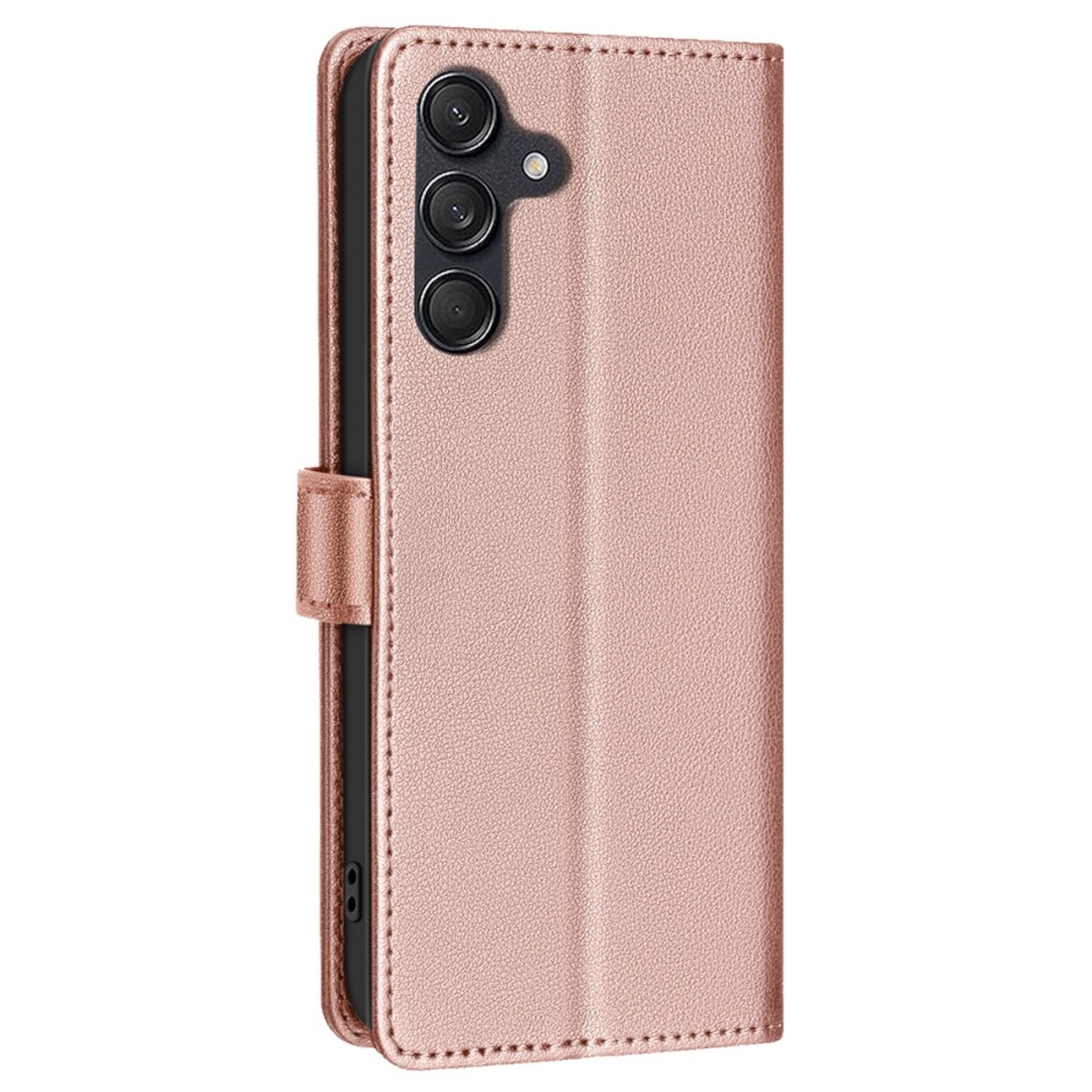 BINFEN könyv tok Samsung Galaxy A36 5G - rózsaarany - Samsung Galaxy A36 5G - rózsaarany