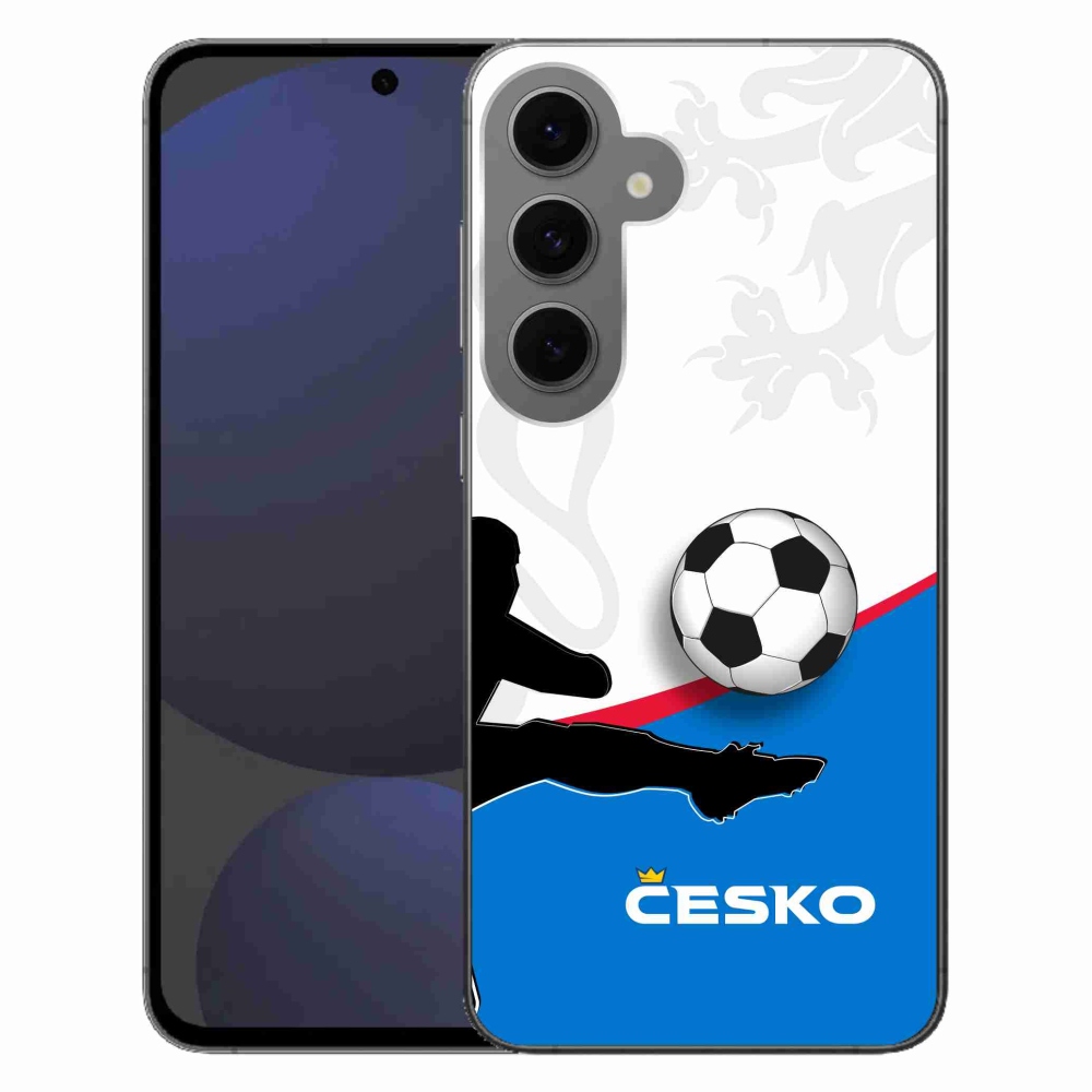 Gél borítás mmCase Samsung Galaxy S24 FE - futball Csehország 3