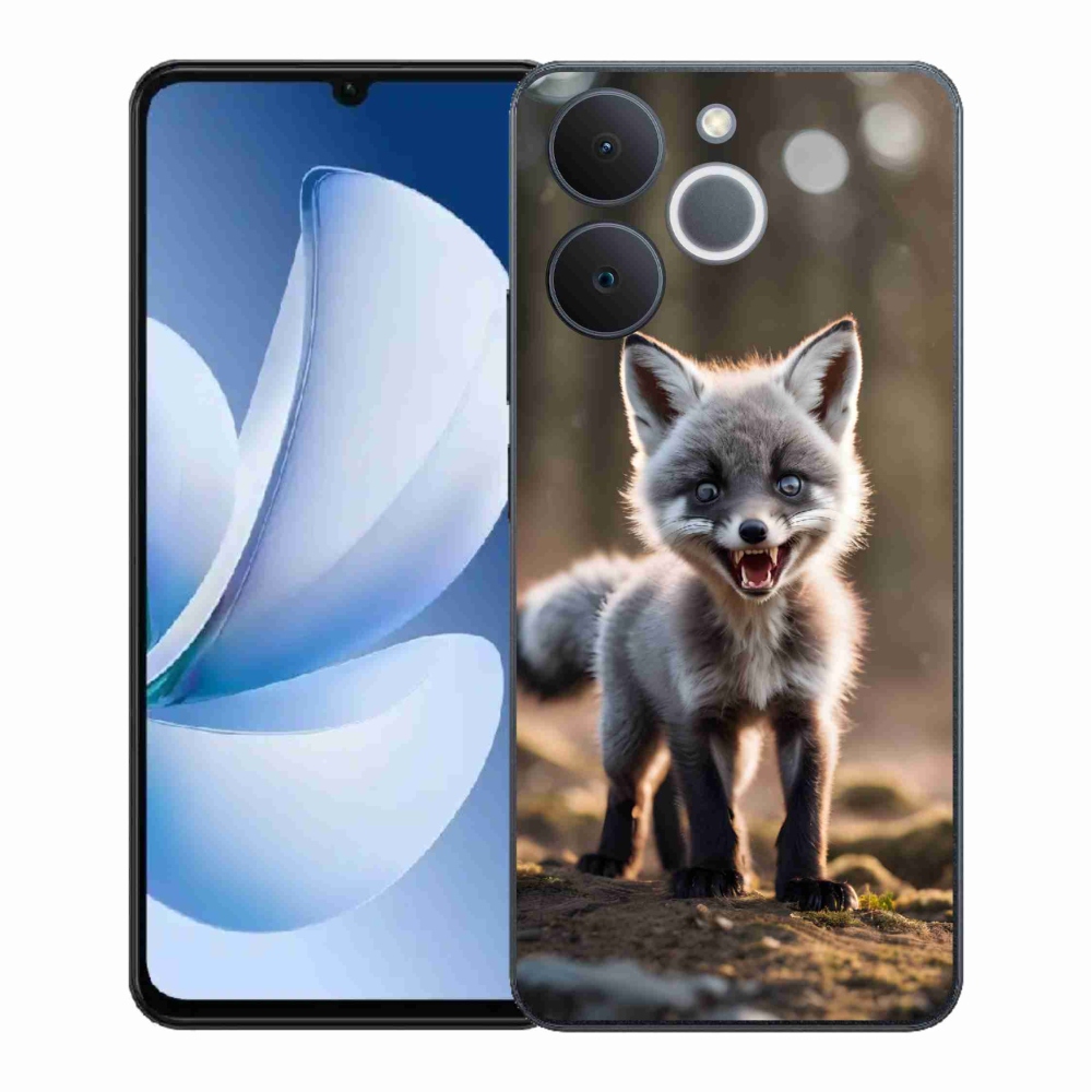 Zselés borítás mmCase a Realme Note 70T-hez - angry fox
