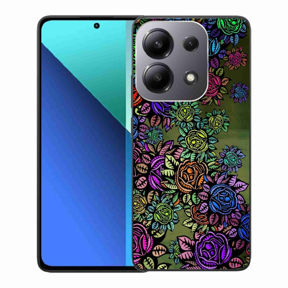 Gél borító mmCase a Xiaomi Redmi Note 13-hoz - virágok 6