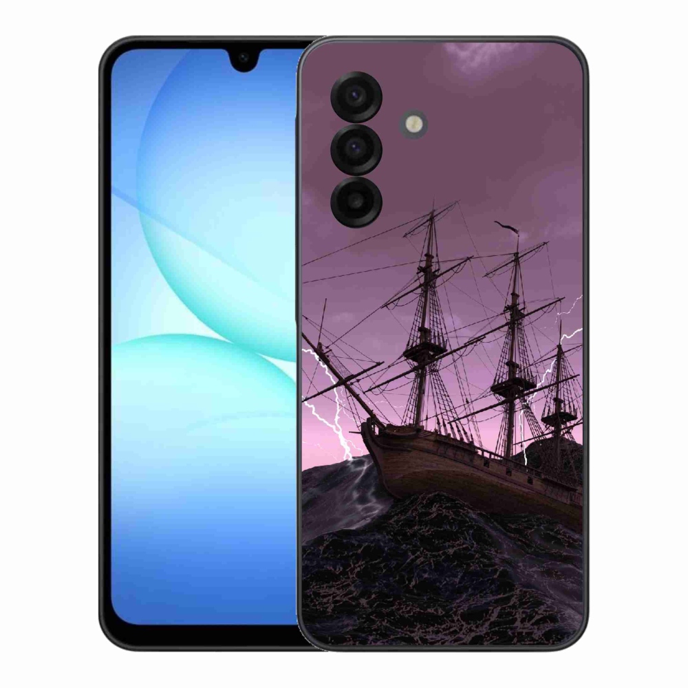Zselés borítás mmCase Samsung Galaxy A17 5G - hajó a viharban