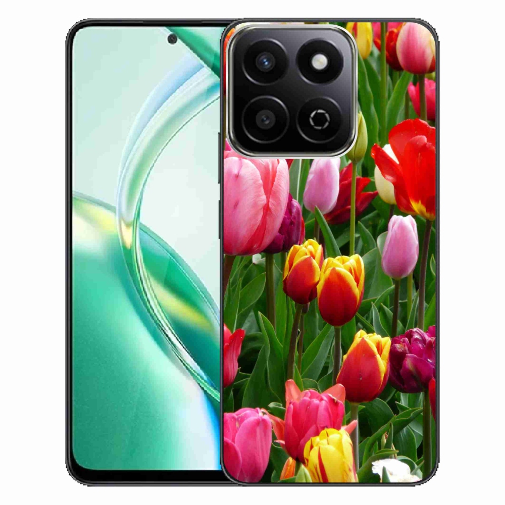 Zselés borító mmCase a Honor 200 Smart 5G készülékhez - tulipánok