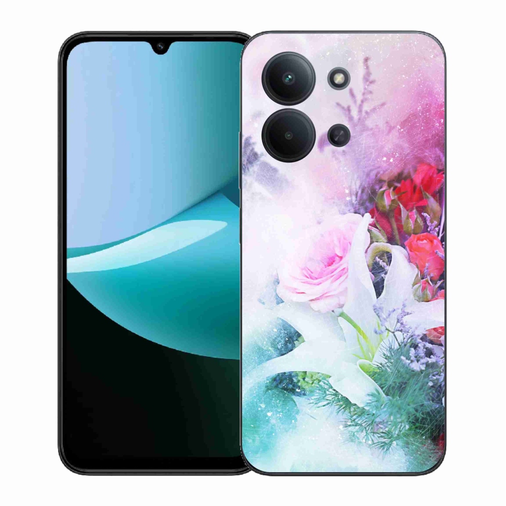 Gél borítás mmCase a Xiaomi Redmi 15C 4G (171mm)/Poco C85 4G (171mm) - virágok 4