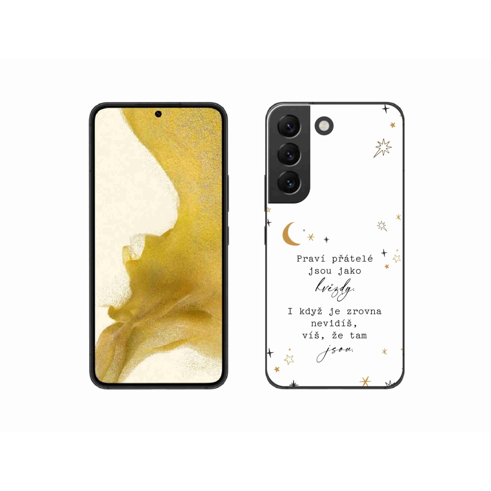 Gél borító mmCase Samsung Galaxy S22 5G - idézem 6 fehér háttérrel