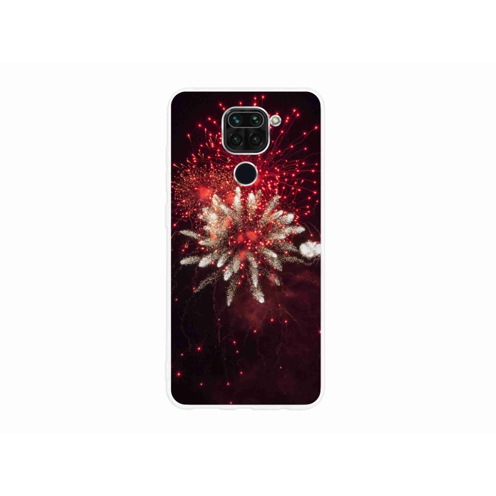 Gél borítás mmCase a Xiaomi Redmi Note 9-hez - tűzijátékok