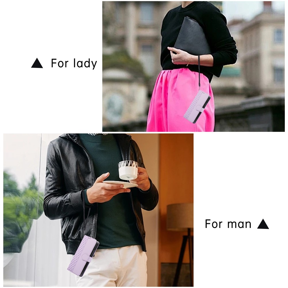 Gridy könyvtáska Samsung Galaxy Z Fold7 5G - lila