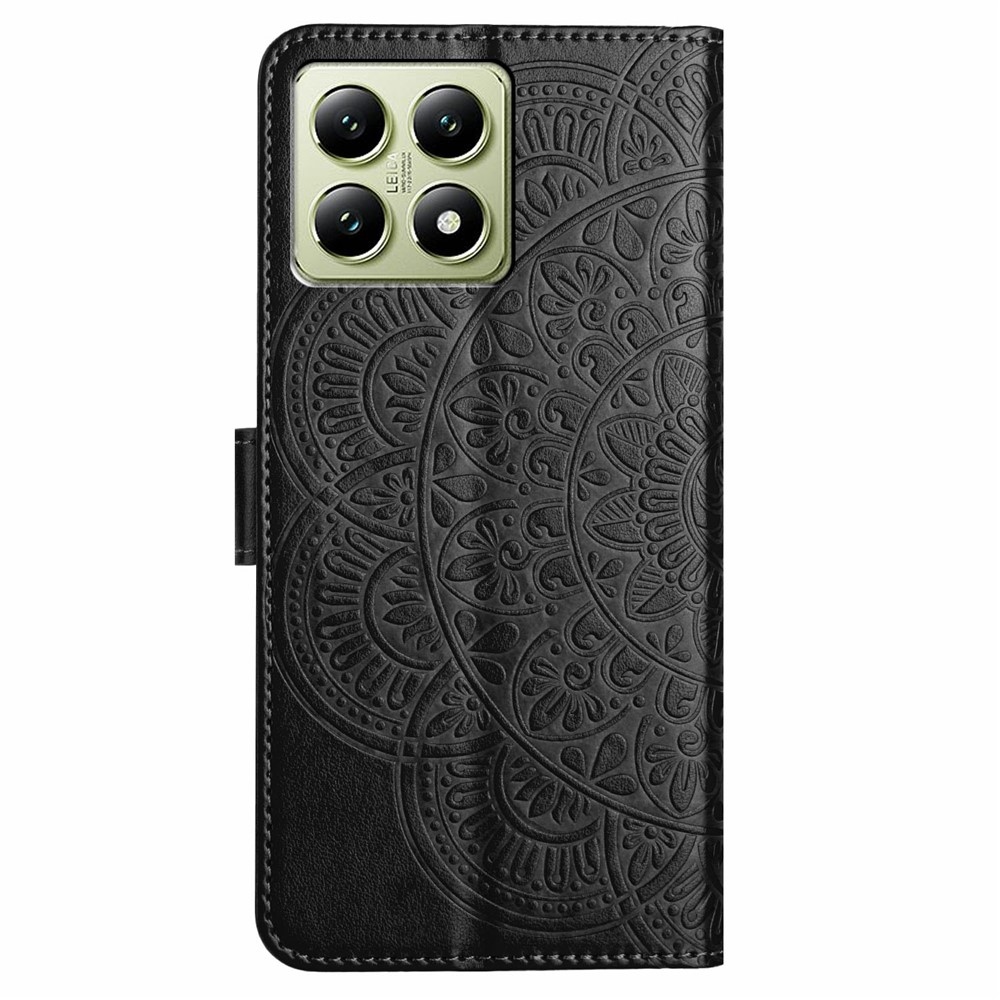 Mandala könyv tok Xiaomi 15T Pro-hoz - fekete
