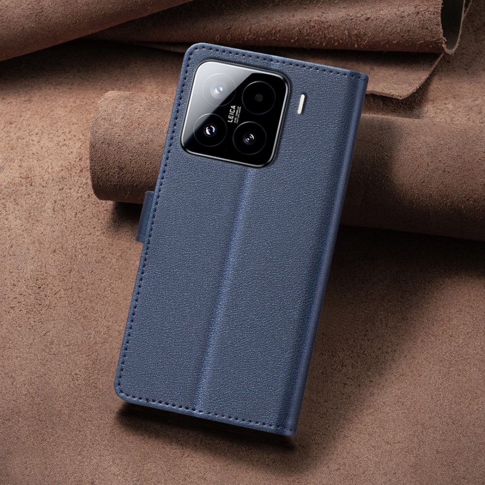 BINFEN könyv tok Xiaomi 15 Pro-hoz - kék