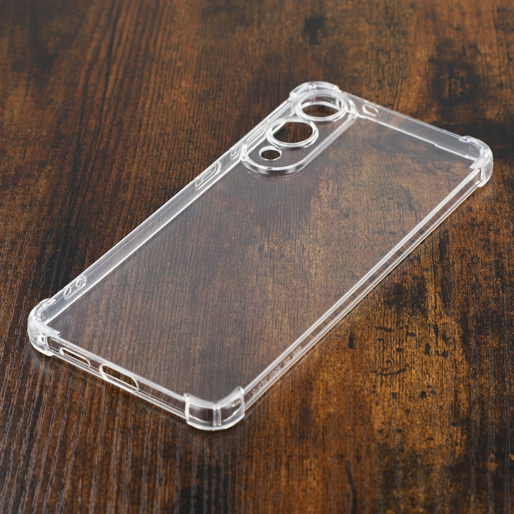 Átlátszó zselés tok megerősített sarkokkal Samsung Galaxy S25 Edge készülékhez