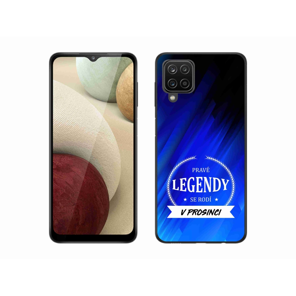 Gél borítás mmCase Samsung Galaxy M12 - Legendák decemberben kék háttérrel