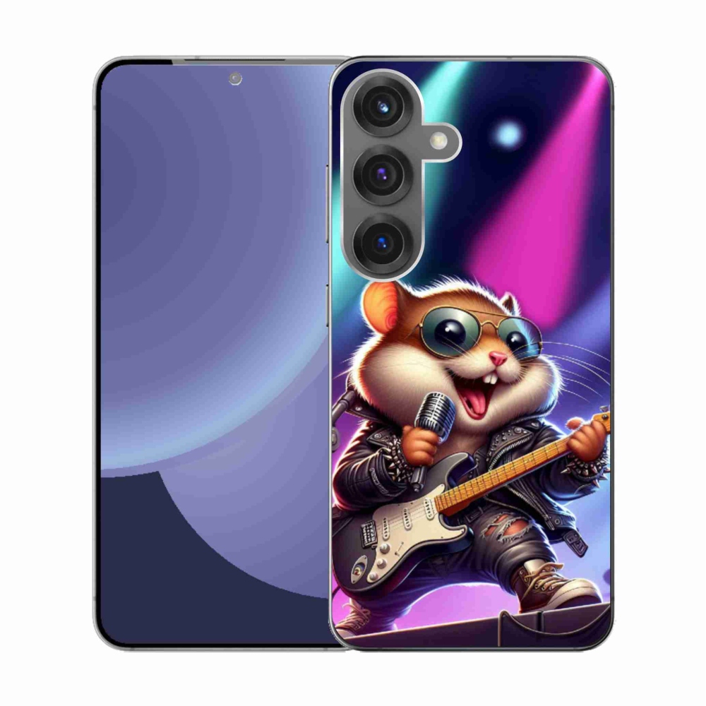 Gél borítás mmCase Samsung Galaxy S25 készülékhez - hörcsög hintaló