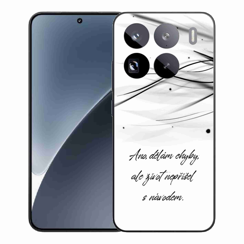 Gél borítás mmCase a Xiaomi 15 Pro számára - idézem fehér háttér