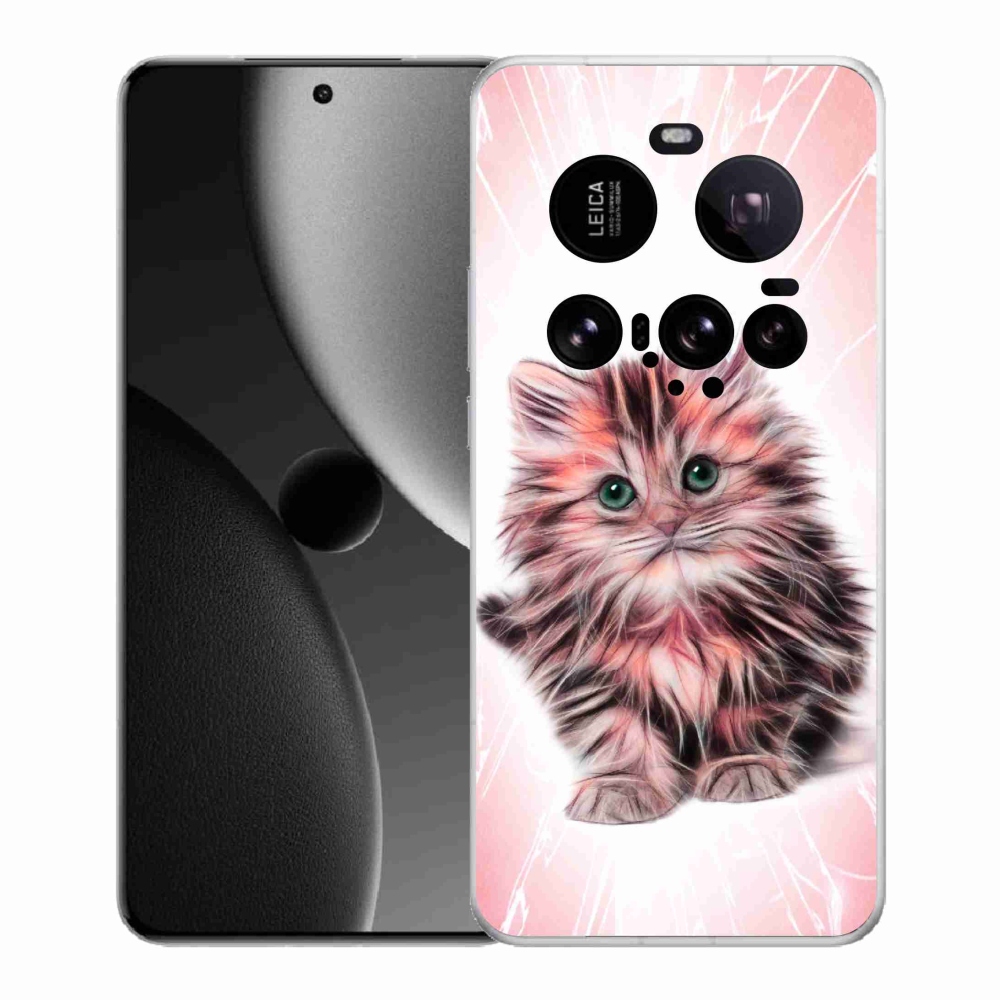 Gél borítás mmCase a Xiaomi 15 Ultra számára - aranyos cica