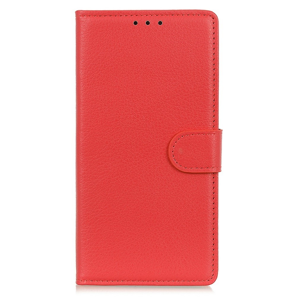 Litchie könyv tok Xiaomi Redmi 15C 4G/5G (173mm) - piros