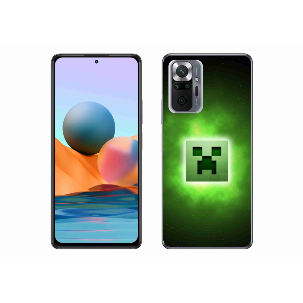 Gél borítás mmCase a Xiaomi Redmi Note 10 Pro készülékhez - minecraft