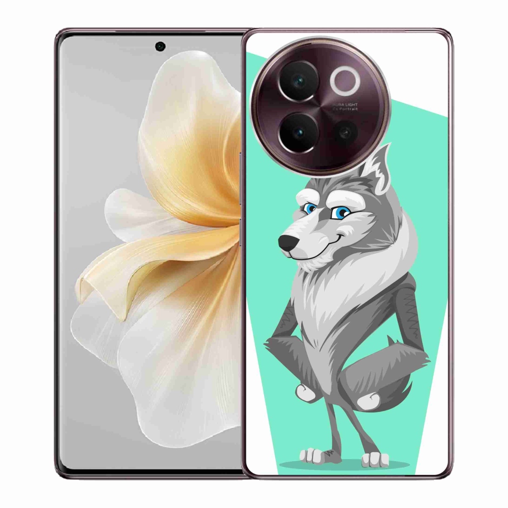 Gél borítás mmCase a Vivo V40 Lite 5G készülékhez - rajzfilmfarkas