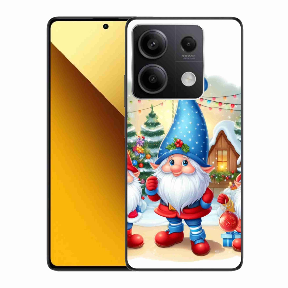 Gél borítás mmCase a Xiaomi Redmi Note 13 5G számára - karácsonyi manók