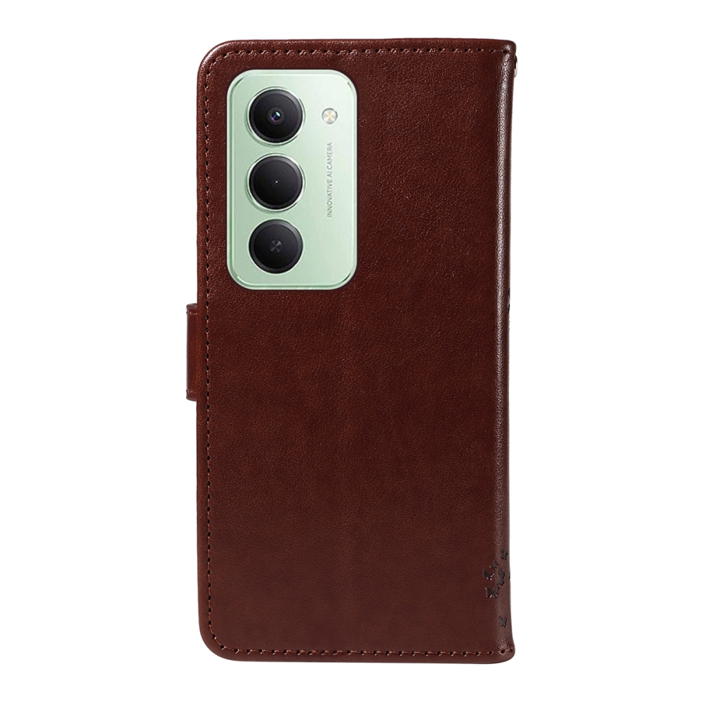 Fák könyve tok Xiaomi Redmi 15 4G (171mm) - barna