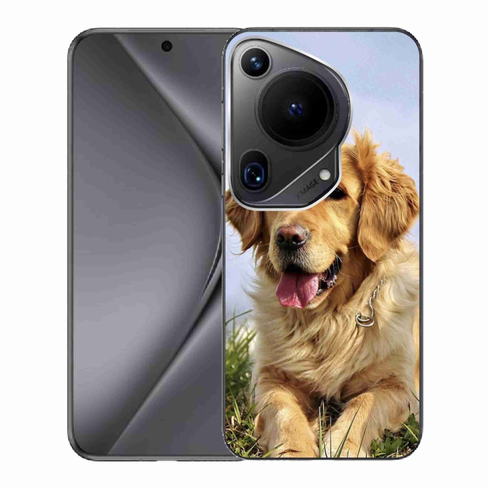 Gél tok mmCase a Huawei Pura 70 Ultra számára - arany retriever