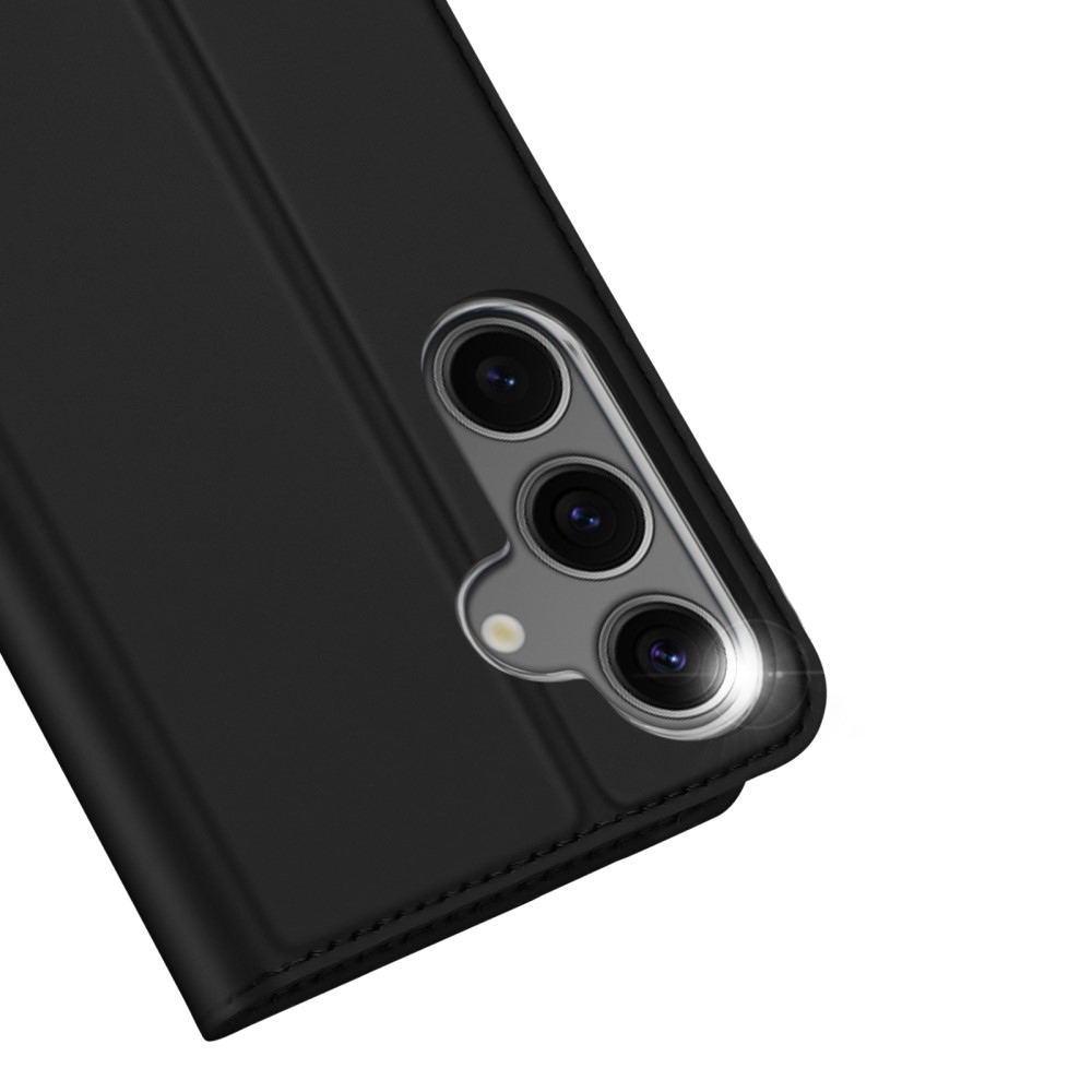 DUX könyvtáska Samsung Galaxy S25+ készülékhez - fekete