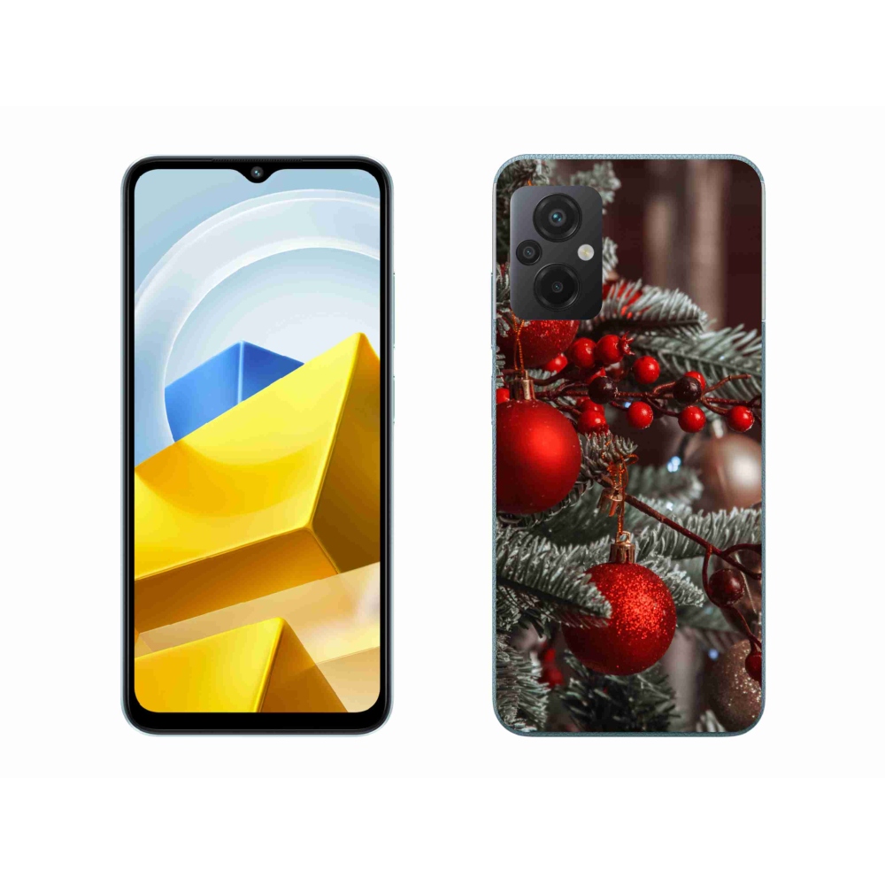 Gél borítás mmCase a Xiaomi Poco M5 4G-hez - karácsonyi dekorációk 2
