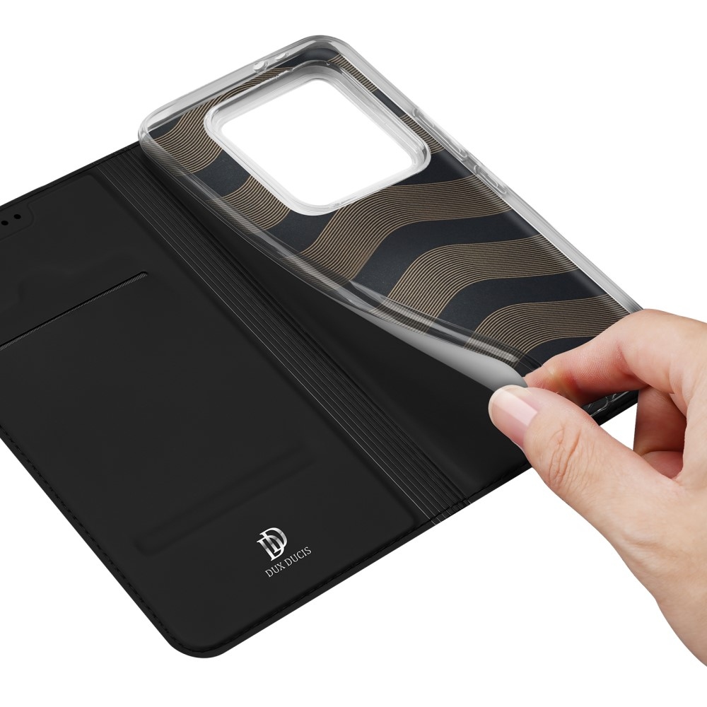 DUX könyvtáska Xiaomi 14T Pro-hoz - fekete