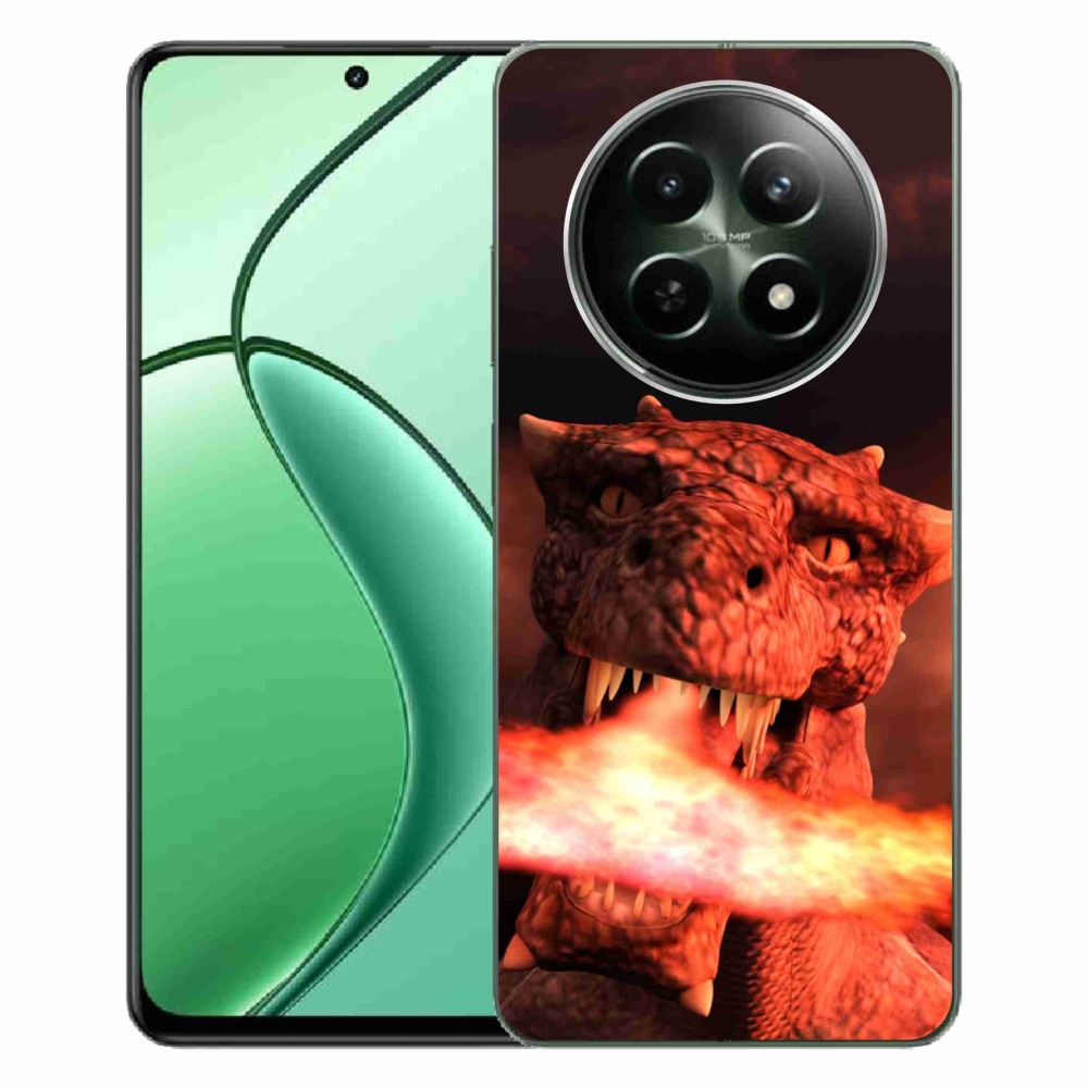 Zselés borítás mmCase a Realme 12 5G/12x 5G készülékhez - sárkány