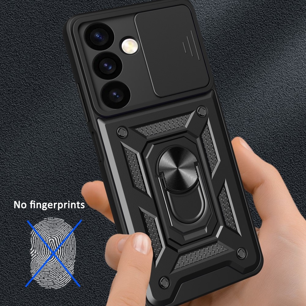 Csúszásálló borítás Samsung Galaxy S24 készülékhez - fekete