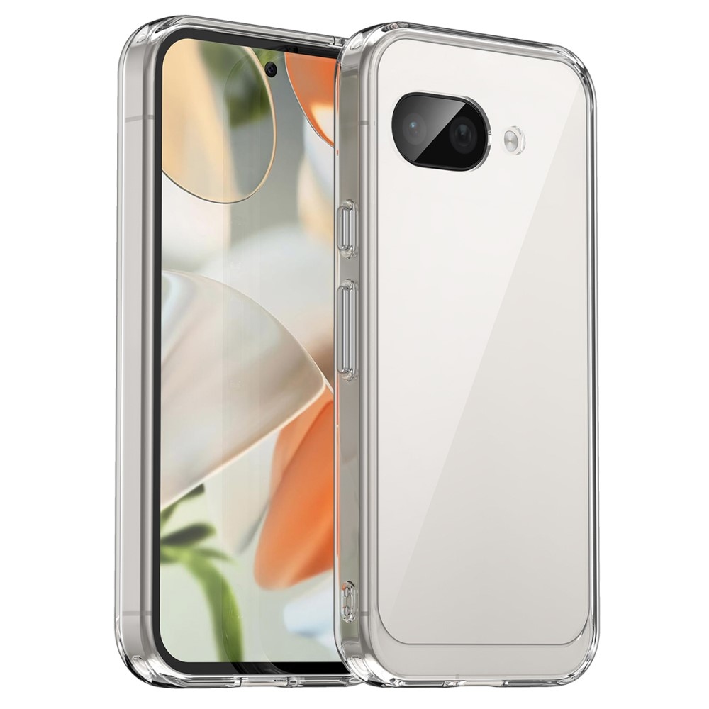 Gél tok kemény hátlappal a Google Pixel 9a számára - átlátszó