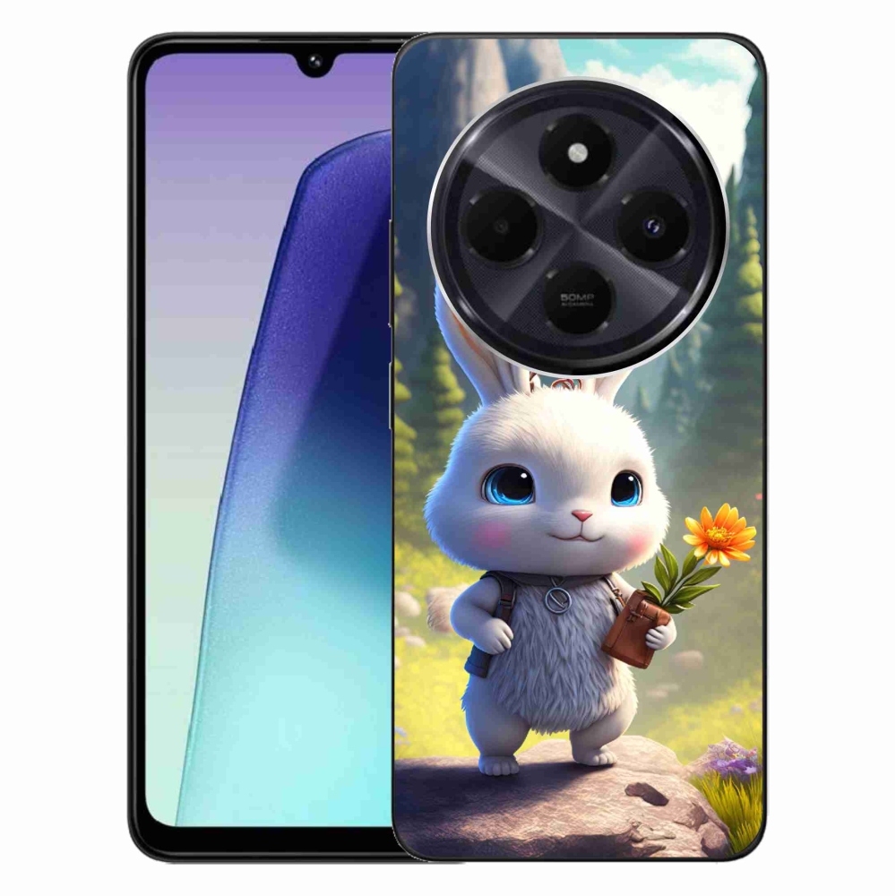 Gél borítás mmCase a Xiaomi Redmi 14C/Poco C75-hez - aranyos nyuszi