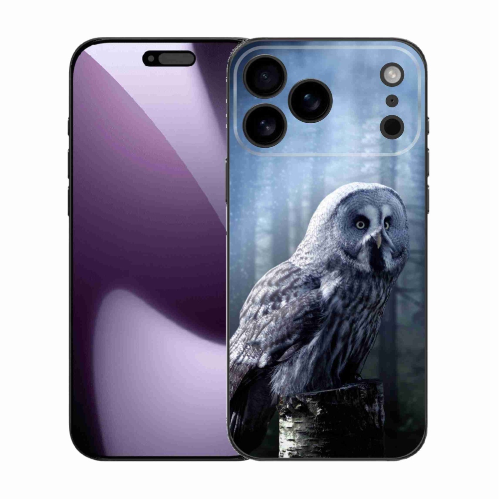 Zselés borítás mmCase iPhone 17 Pro Max készülékhez - bagoly