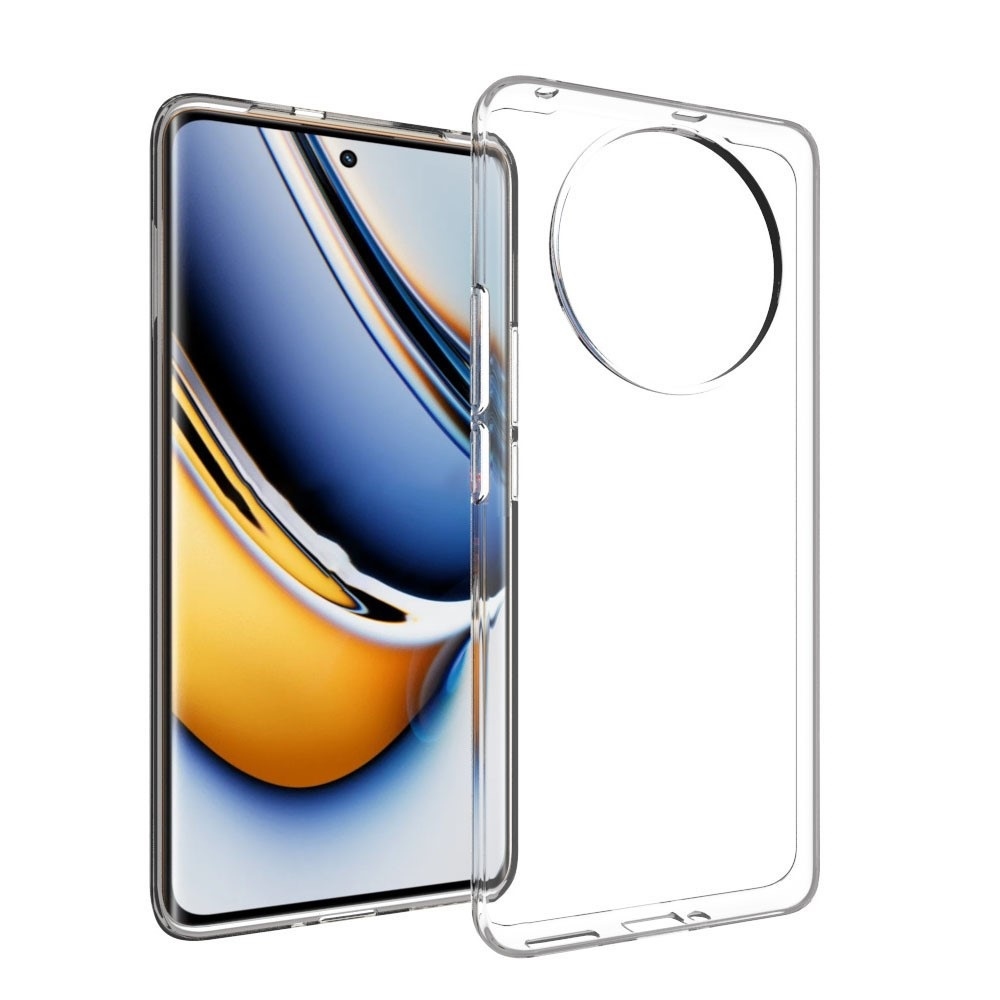 Átlátszó zselés tok a Realme 11 Pro 5G/11 Pro+ 5G készülékhez - átlátszó