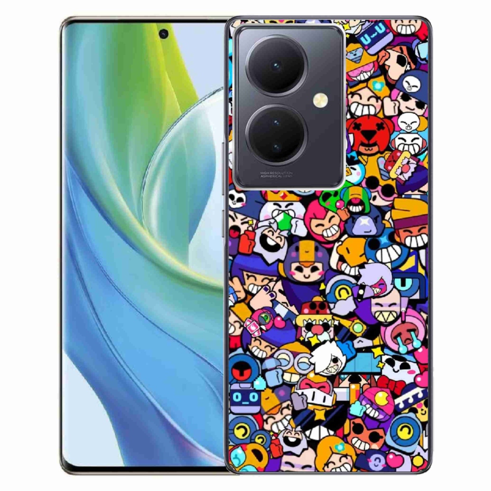 Gél borítás mmCase a Vivo V29 Lite 5G-n - verekedés csillagok 2