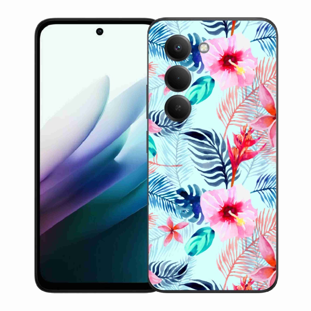 Gél borítás mmCase a Xiaomi Redmi 15 4G/5G (171mm) - virágokhoz