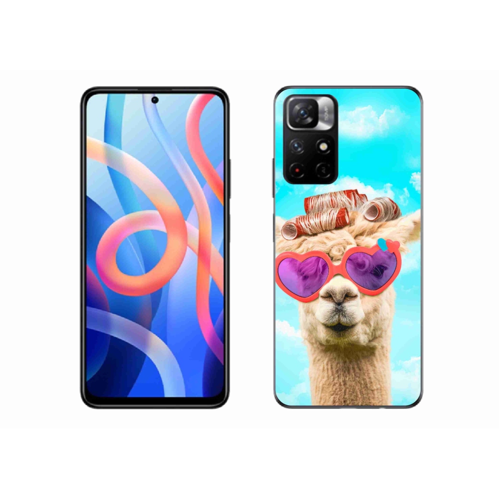 Gél borítás mmCase a Xiaomi Redmi Note 11S 5G-hez - szemüveges láma