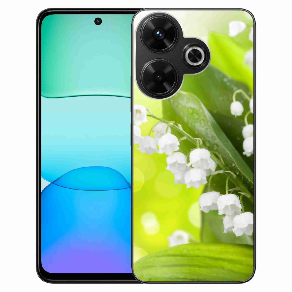 Gél borítás mmCase a Xiaomi Redmi 13 4G/Poco M6 4G számára - lily of the valley