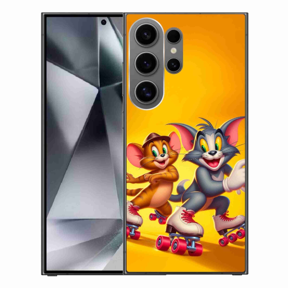 Zselés borítás mmCase Samsung Galaxy S24 Ultra készülékhez - tom and jerry
