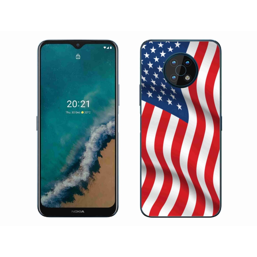 Zselés borítás mmCase mobiltelefonhoz Nokia G50 - amerikai zászló