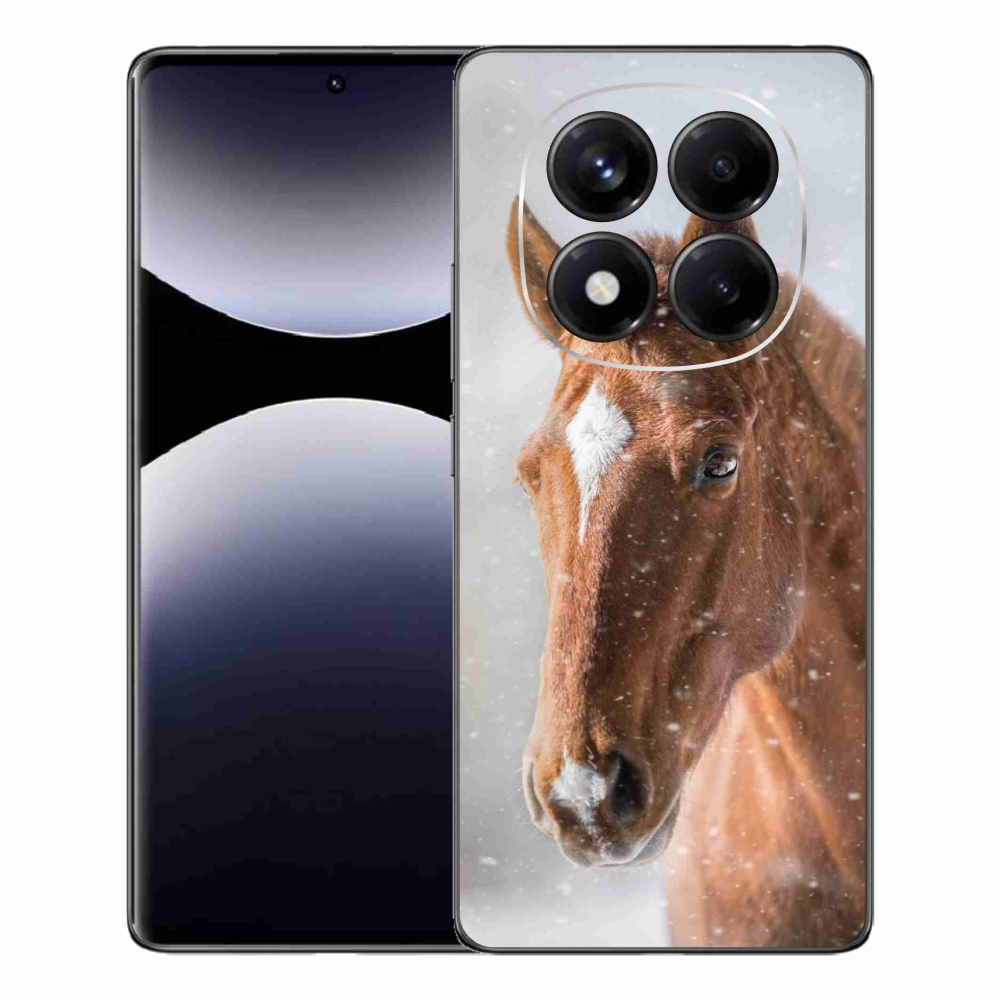 Gél borítás mmCase a Xiaomi Redmi Note 14 Pro-hoz - barna ló 2