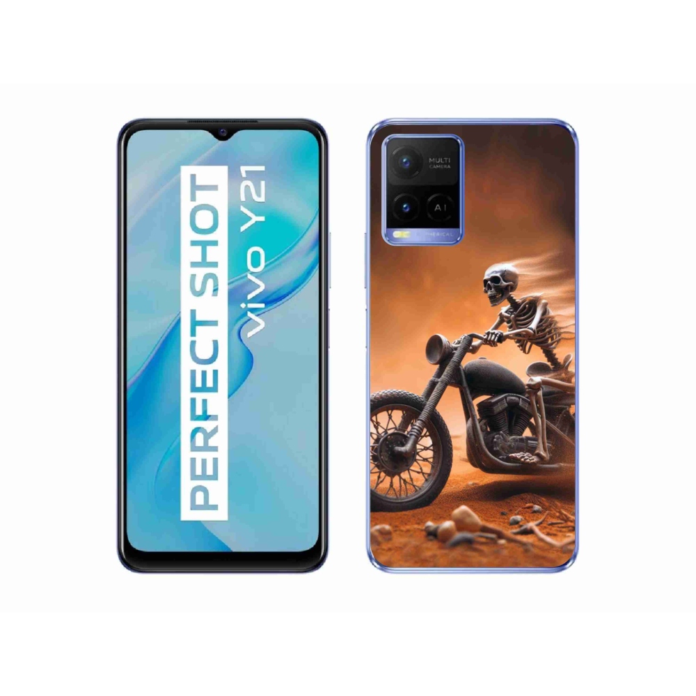 Gél borítás mmCase a Vivo Y21/Y21s/Y33s modellhez - motoros vázszerkezet
