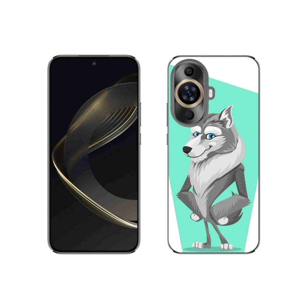 Gél borítás mmCase a Huawei Nova 11 készülékhez - rajzfilm farkas