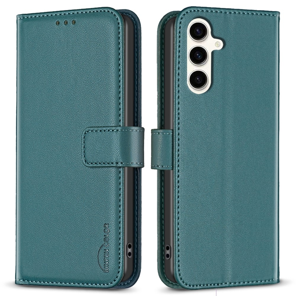 BNF könyvtáska Samsung Galaxy S23 FE készülékhez - zöld