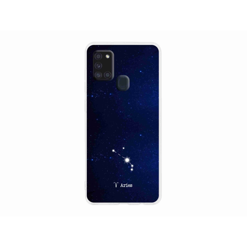 Gél borítás mmCase Samsung Galaxy A21s készülékhez - Kos csillagkép