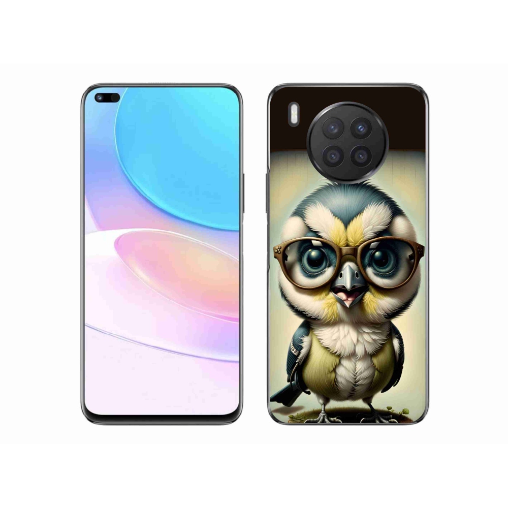 Gél borítás mmCase a Huawei Nova 8i - cub szemüveggel