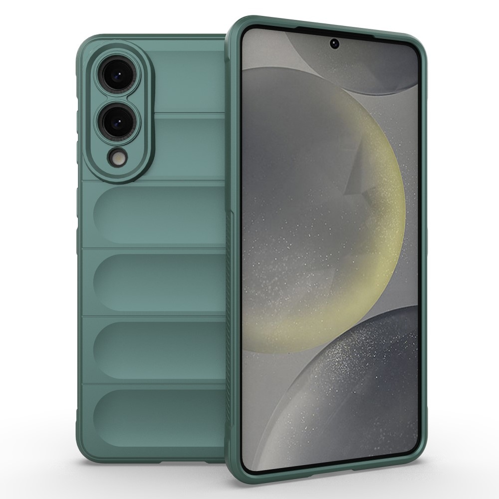 Rugg tartós zselés tok Samsung Galaxy S25 Edge készülékhez - zöld