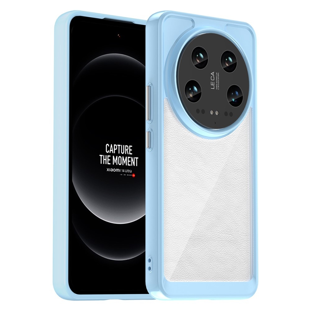 Gél tok rögzített hátlappal Xiaomi 14 Ultra - kék